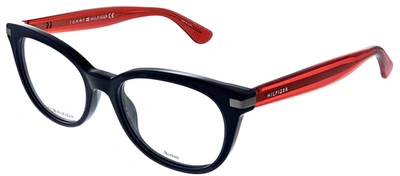 Shop Tommy Hilfiger Th 1519 Cat-eye Eyeglasses In Blue