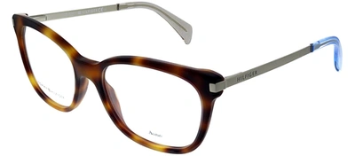 Tommy Hilfiger Th 1381 Square Eyeglasses In Blue