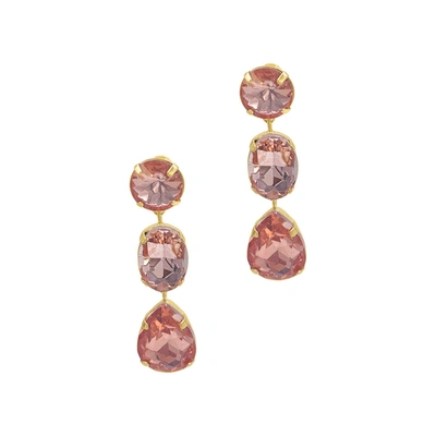 Shop Adornia Sherbert Drop Earrings Gold In Multi