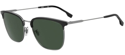 Shop Hugo Boss Boss Boss 1285/f/sk Uc 0ans Square Polarized Sunglasses In Green