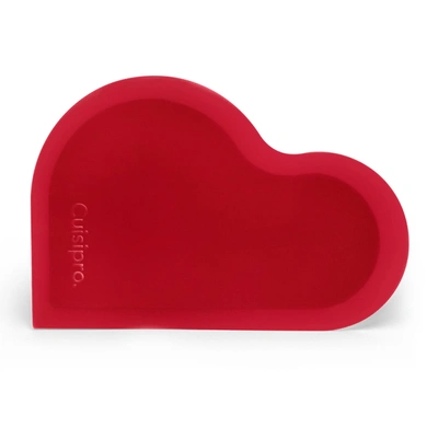 Cuisipro Flexible Silicone Bowl Scraper, Red In Red