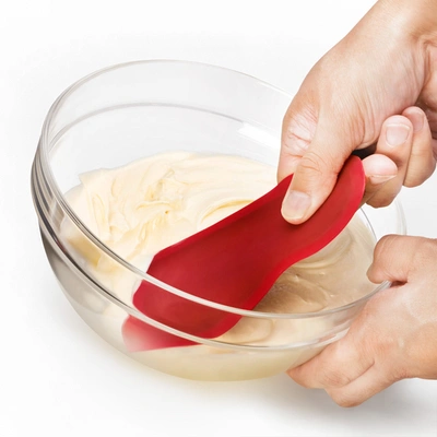Cuisipro Flexible Silicone Bowl Scraper, Red In Red