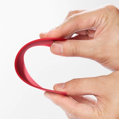 Cuisipro Flexible Silicone Bowl Scraper, Red In Red