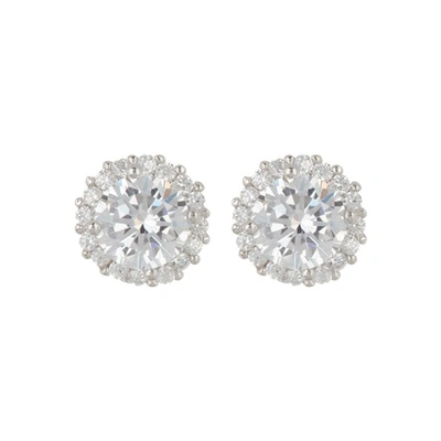 Adornia Crystal Studs In Silver
