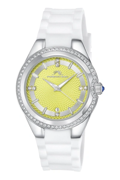 Porsamo Bleu Guilia Quartz Green Dial Ladies Watch 1122dgur In Green