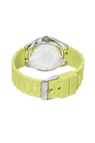 Porsamo Bleu Guilia Quartz Green Dial Ladies Watch 1122dgur In Green
