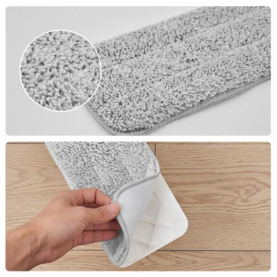 True & Tidy 6-pc Mop Pad Replacement Set For Spray-250 Spray Mop In Grey