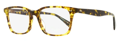 Shop Oliver Peoples Men's Nisen Eyeglasses Ov5446u 1700 Light Havana 54mm In Yellow