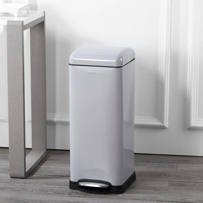 Happimess Betty Retro 8-gallon Step-open Trash Can (20 Liners Included) In Grey
