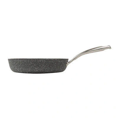 Shop Masterpan Fry Pan & Skillet Non-stick Cast Aluminum Granite Look Finish In Black