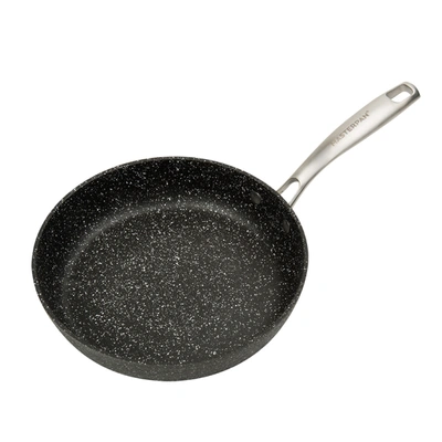 Shop Masterpan Fry Pan & Skillet Non-stick Cast Aluminum Granite Look Finish In Black