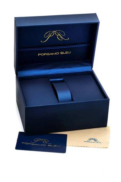 PORSAMO BLEU PARKER MEN'S LEATHER WATCH 