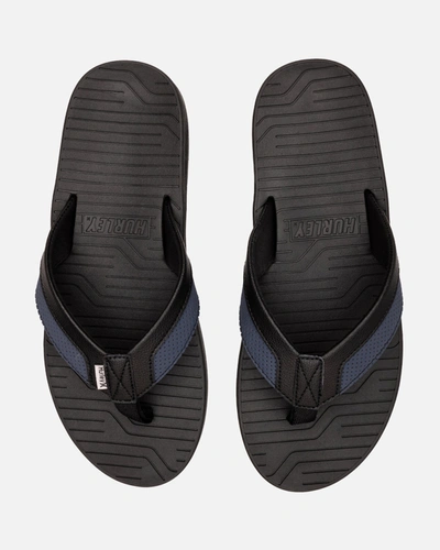 Shop United Legwear Men's Fastlane Molded Sandal In Black