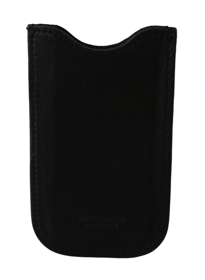 Shop John Galliano Leather Multifunctional Men Id Bill Card Holder Men's Wallet In Black