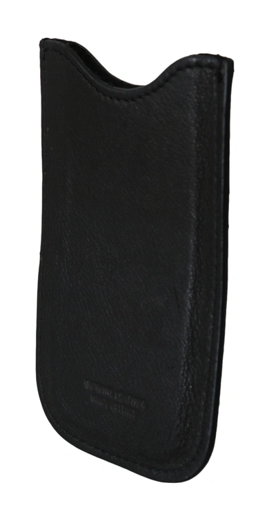 Shop John Galliano Leather Multifunctional Men Id Bill Card Holder Men's Wallet In Black