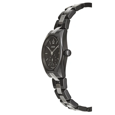 Shop Rado Women's True Specchio 26.1mm Quartz Watch In Black