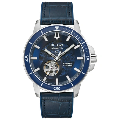 Shop Bulova Men's Marine Star Blue Dial Watch