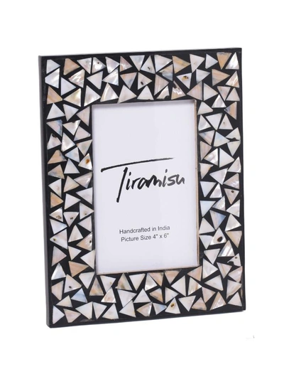 Shop Tiramisu Mother-of-pearl Picture Frame - Mosaic Pattern In Black