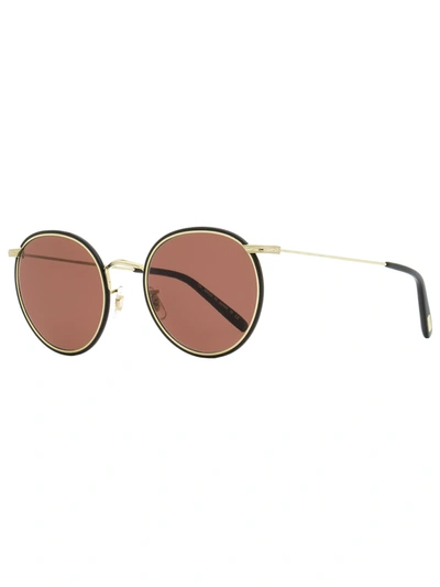 Shop Oliver Peoples Women's Casson Sunglasses Ov1269st 5035c5 Gold/black 49mm
