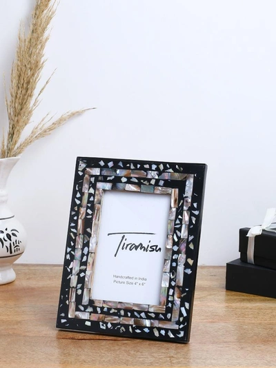 Shop Tiramisu Mother-of-pearl Picture Frame In Black