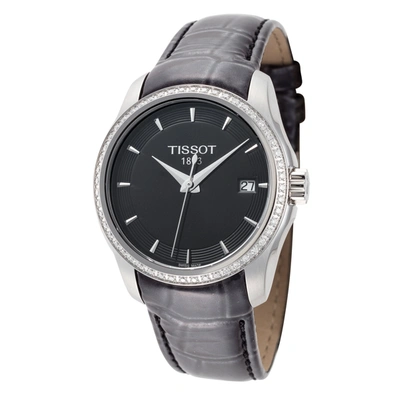 Shop Tissot Women's Couturier 32mm Quartz Watch In Silver