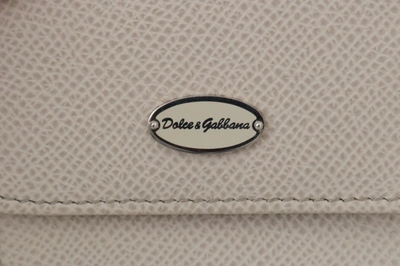 Shop Dolce & Gabbana Dauphine Leather Holder Pocket Wallet Condom Men's Case In White