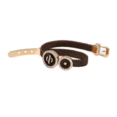 Shop Philip Stein Jewelry Bracelet - Model 81drg-brd-br-l In Brown