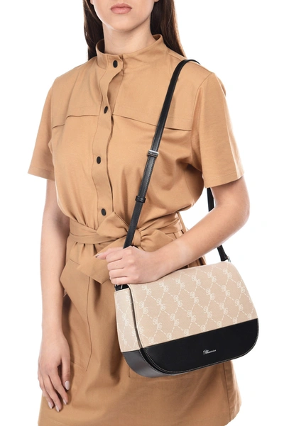 Shop Blumarine Shoulder Women's Bag In Beige