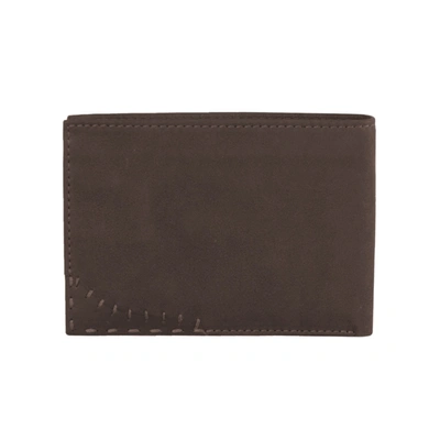 Shop La Martina Calfskin Men's Wallet In Brown