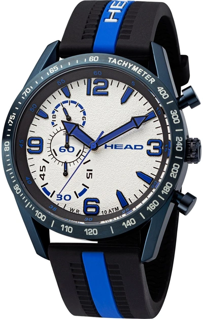 Shop Head Men's London 44mm Quartz Watch In Black