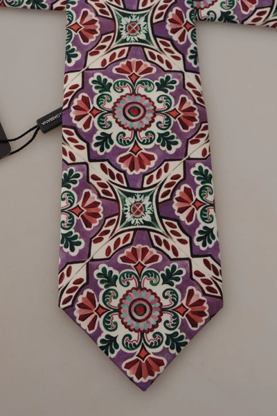 Shop Dolce & Gabbana Multi Fantasy Pattern Necktie Men's Accessory