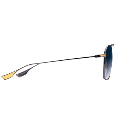 Shop Dita Alkamx Dt Dts100-a-02 Unisex Aviator Sunglasses In Silver