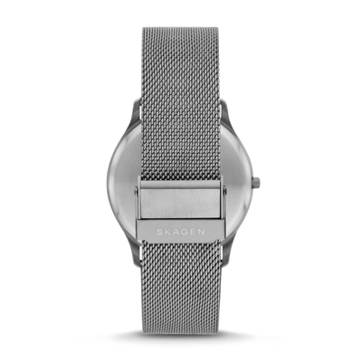 Shop Skagen Men's Jorn Three-hand, Gunmetal-tone Stainless Steel Watch In Grey