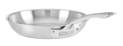 Shop Viking Professional 5-ply Stainless Steel 10-inch Fry Pan In Silver