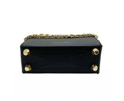 Shop Alexander Mcqueen Women's Leather Box 19 With  Hardware Crossbody Bag In Black