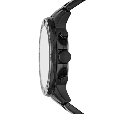 Fossil Men's Bannon Multifunction, Black-tone Stainless Steel Watch In Black