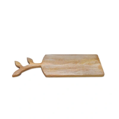 Shop Tiramisu Branch Mango Wooden Cheese Platter In Brown