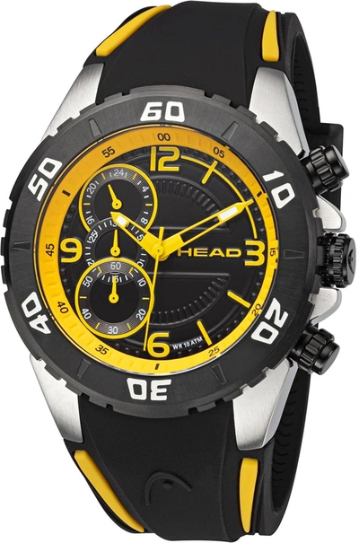 Shop Head Men's Vancouver 1 46mm Quartz Watch In Black