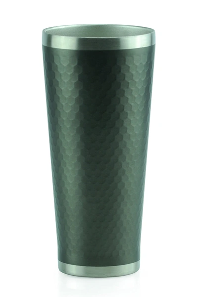 Minimal Stainless Steel Vacuum Insulated Tumbler Set Of 6 - 430 ml - Gunmetal In Grey