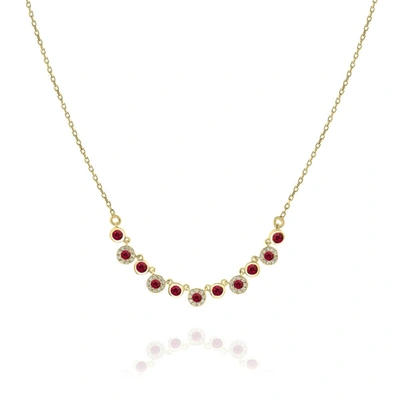 Shop Diana M. Diamond Necklace In White