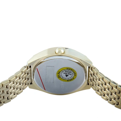 Shop Rebecca Minkoff Amari Gold-tone Watch 2200326 In White