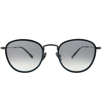 Shop John Varvatos Troubadour Jv V531 Ngu Unisex Round Sunglasses In White