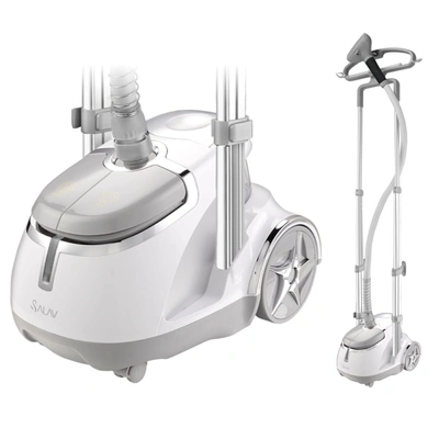 Shop Salav Gs45-dj Professional Garment Steamer With Foot Pedal Power Control In Silver