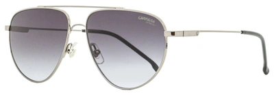 Shop Carrera Unisex Aviator Sunglasses Ca2014t/s Kj19o Dark Ruthenium/black 56mm In Purple