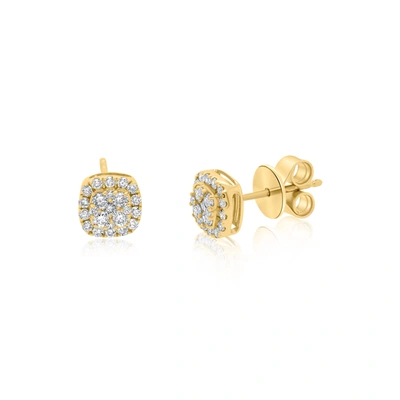 Diana M. Diamond Earrings In White