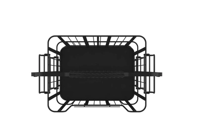 Shop Oceanstar 3-tier Metal Wire Storage Basket Stand With Removable Baskets – Black