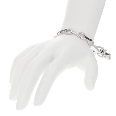 Vir Jewels 0.35 Cttw Black Diamond Bracelet .925 Sterling Silver With Rhodium Infinity