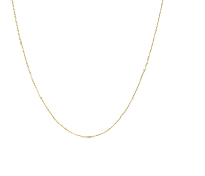 Shop A & M 14k Gold Thin Baby Cable 18" Chain Necklace