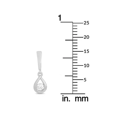 Non Branded Lb Exclusive 14k White Gold 0.20ct Diamond Earrings