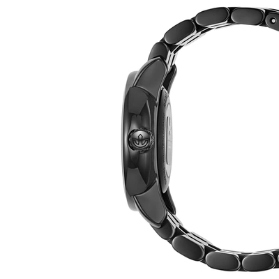 Shop Rado Women's Diamaster 33mm Automatic Watch In Black